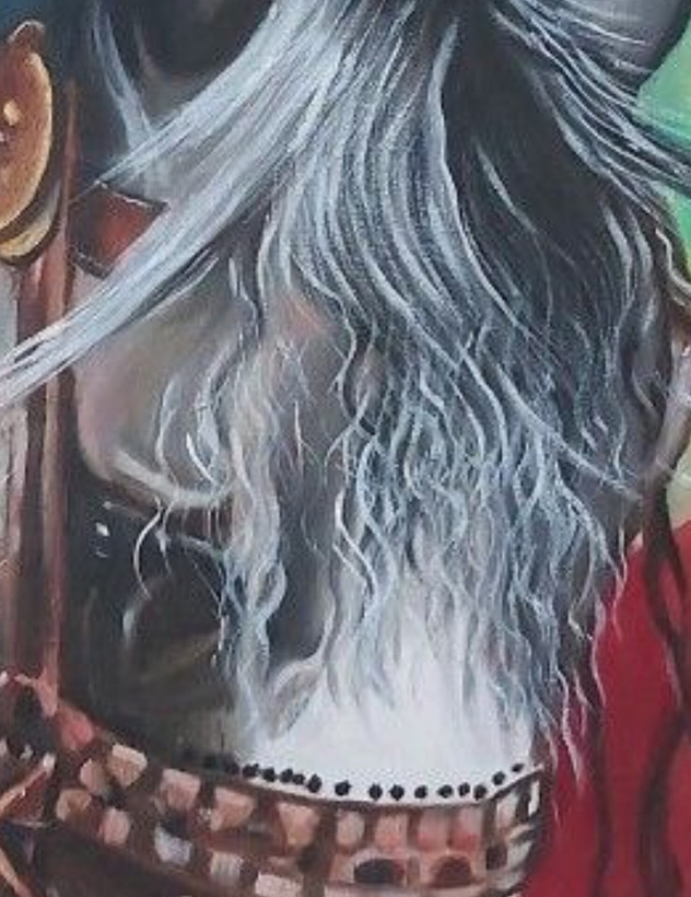 مو و پیشانی اسب