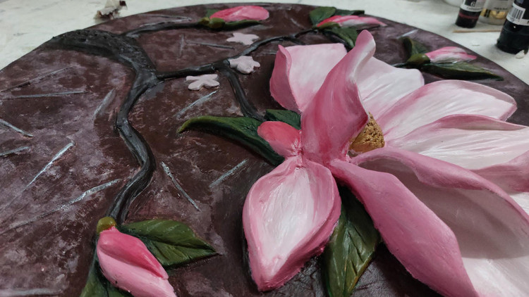 برجستگی گلها