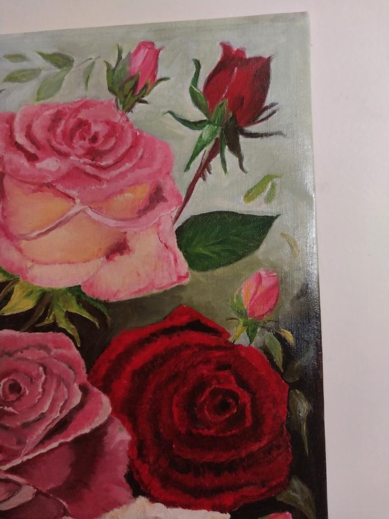 شکوفه های گل رز