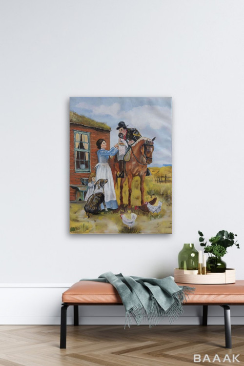 تابلو نقاشی رنگ روغن در دکوراسیون منزل